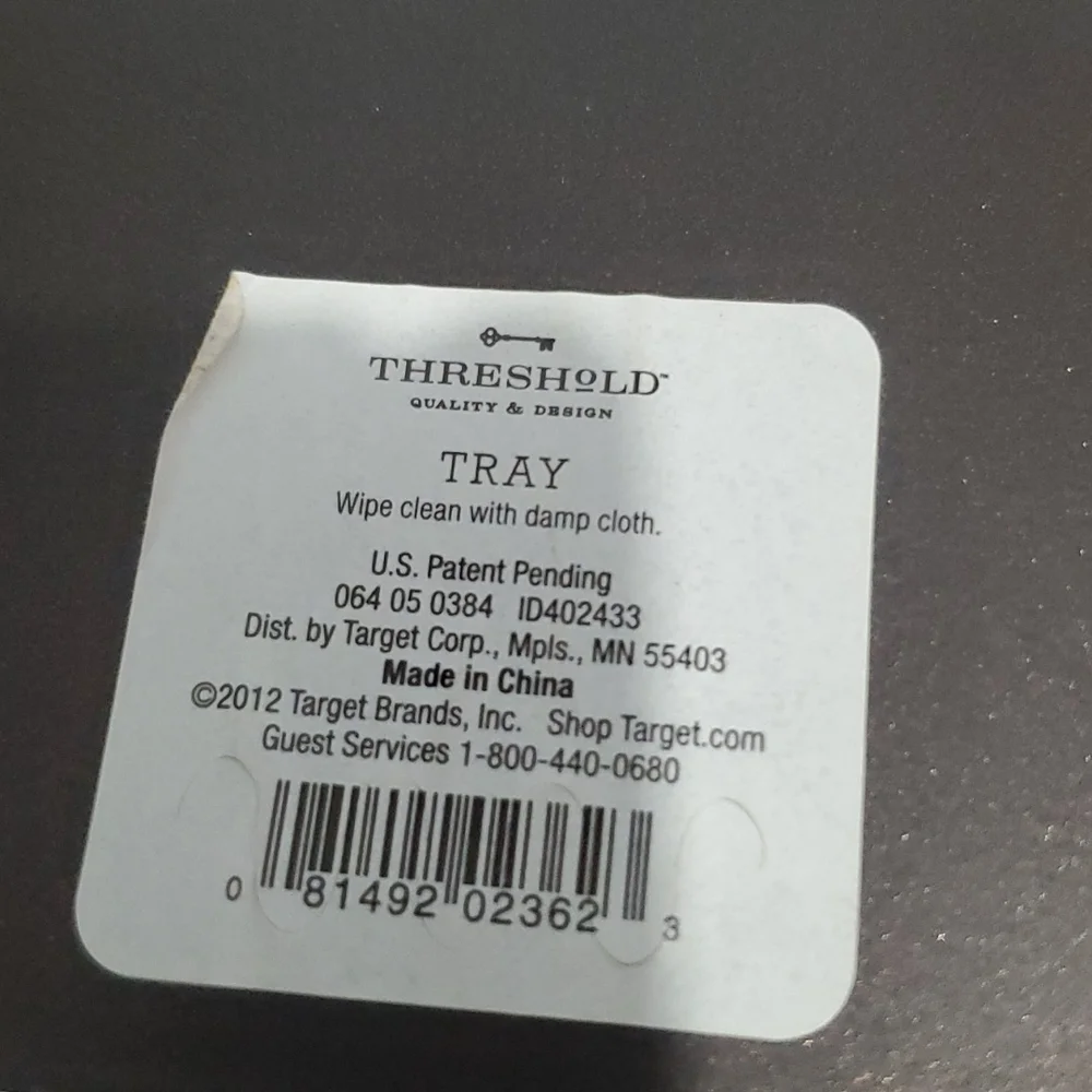 COPY - Threshold Tray